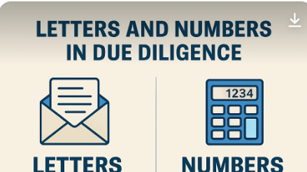 Letters and Numbers in Due Diligence